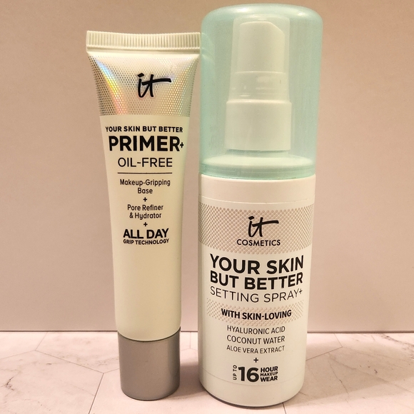 IT Cosmetics Makeup Bundle NEW Primer Setting Spray Finishing Powder Night Cream - Picture 4 of 10